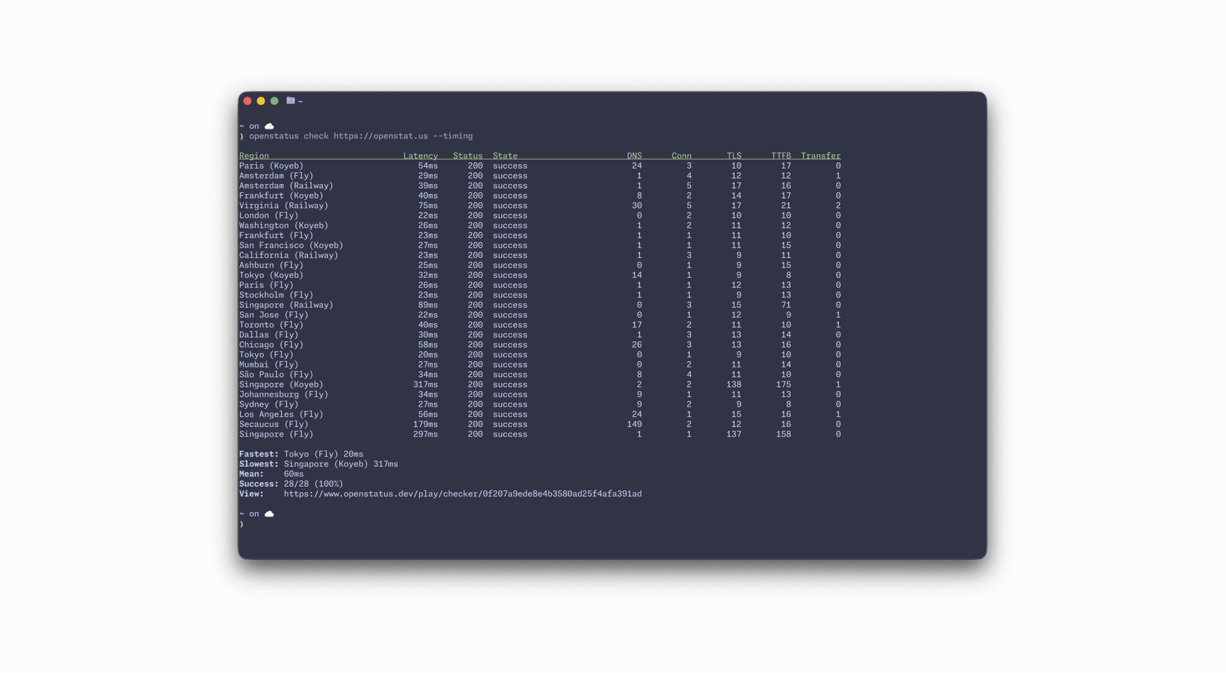 CLI update: global check command and richer Terraform export